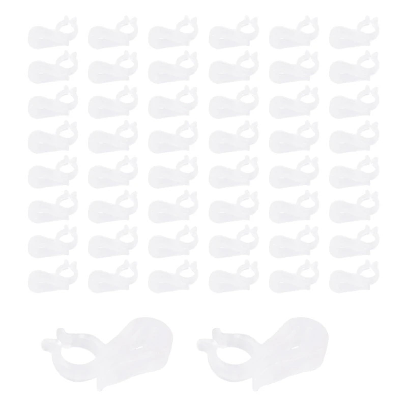 Vaeltor One Color 500Pcs Christmas Light Clips - Gutter Clips For Hanging Outdoor Lights - Gutter Clips For Outside Hanging String Lights