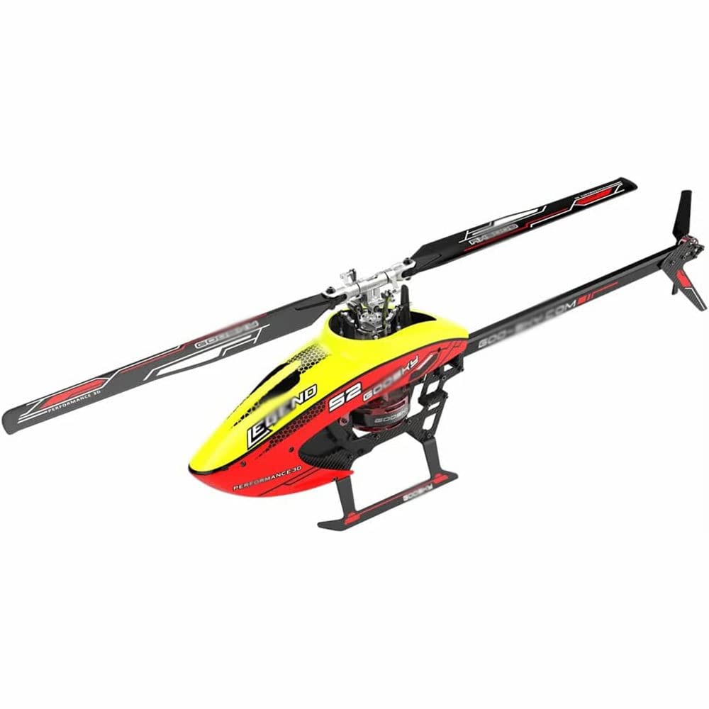 GuyAna Elicottero RC per Adulti Doppi Motori brushless Direct-Drive 6CH Elicotteri RC Regolatore di Volo Regolabile, Motore Digitale con Denti Interamente in Metallo Aereo telecomandato 3