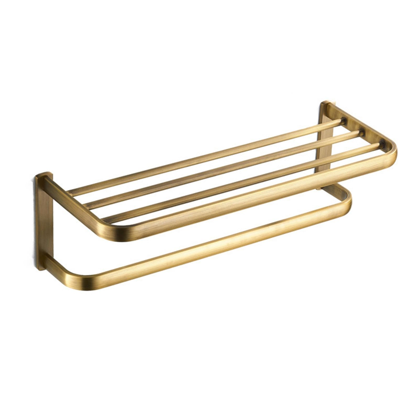Towel Rail Wall Mounted Retro Bath Towel Holder Toilet Rack for Bathroom