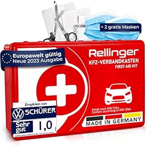 Rellinger VK-HP-001 Hartplastik Verbandskasten Auto 2024