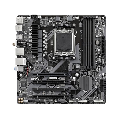 Image of GIGABYTE B650M C V3 (rev. 1.0) AMD AM5 mATX Motherboard, Support Ryzen 9000 /8000 /7000 Series, DDR5, 5+2+2 Power Stages, 1x M.2, PCIe 4.0, USB-C 3.2 Gen 1, WIFI6, GbE, EZ-Latch, Q-Flash, RGB Fusion