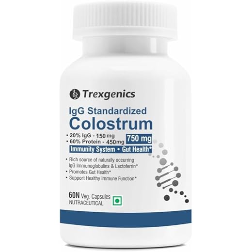 Trexgenics Colostrum Immunity 750mg 60 Caps