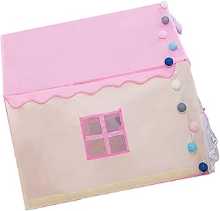 TOYANDONA 1 Set Children's Tent Teepee Tent for Kids Baby Tent Kids Playhouse Indoor Play Tent with Mat Large Play Tent Princess Playhouse Princess Tent House Shape Tent Girls Playing Tent