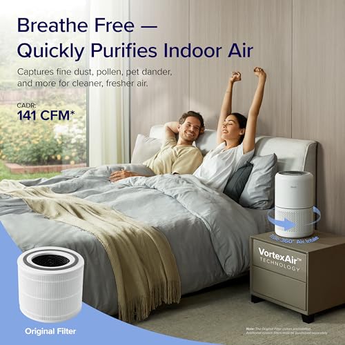 Levoit CORE 300-P Air Purifier For Home Allergies Pets Hair In Bedroom thumb #1