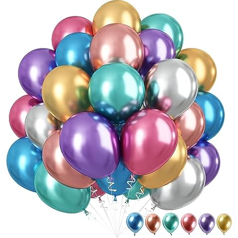 XEANCO 50 Pcs 10 Inch Latex Balloons Cover
