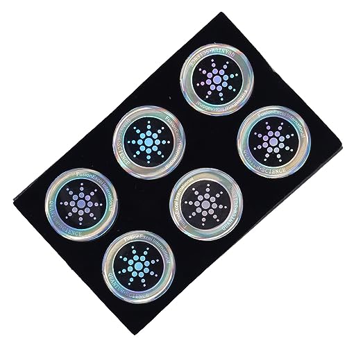 6 Stück Anti-Strahlungs-Aufkleber, Mineral- und Negativ-Ionen-Patch, Absorbieren EMF und Schützen Ohren und Gehirn für Handy, Laptop, Mikrowelle, Kühlschrank, Fernseher