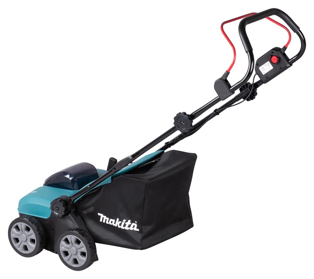 Makita DUV320RT 18V Li-Ion LXT Brushless 32cm Vertikutierer komplett mit 1x 5,0Ah Akku und Ladegerät