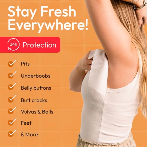 Image of FOMIN Acidified Deodorant Wipes for Women & Men - 50 Count Citrus Harmony