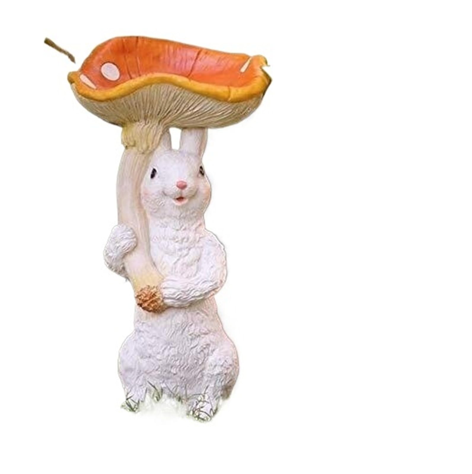 Arredo da giardino Statua da esterno Scultura giardino Coniglio Resina Animale Arte Artigianato Pasqua Famiglia Decorazione for feste Ornamenti da esterno