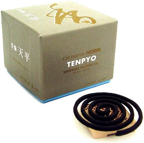 Shoyeido's Peaceful Sky Incense, Set of 10 Coils - Ten-pyo