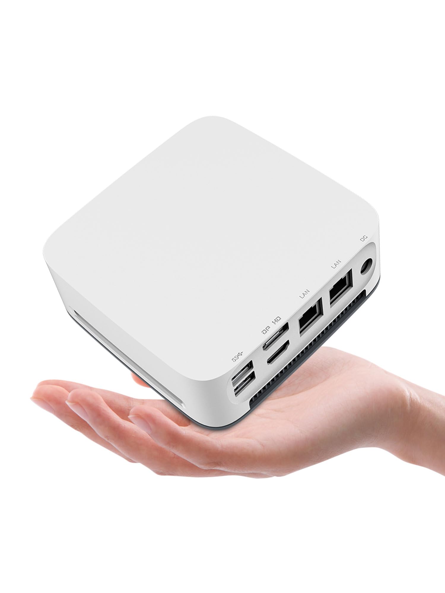 FEVM Mini PC Windows 11 pro, 18W 12 Generation Intel N100 Mini Computer 8GB DDR4 256GB SSD, 3.4GHz-4 Cores/3 Screen 4K Video Playback/Full-Featured USB-C/Quiet Fan, Minicomputadoras for Office, HTPC