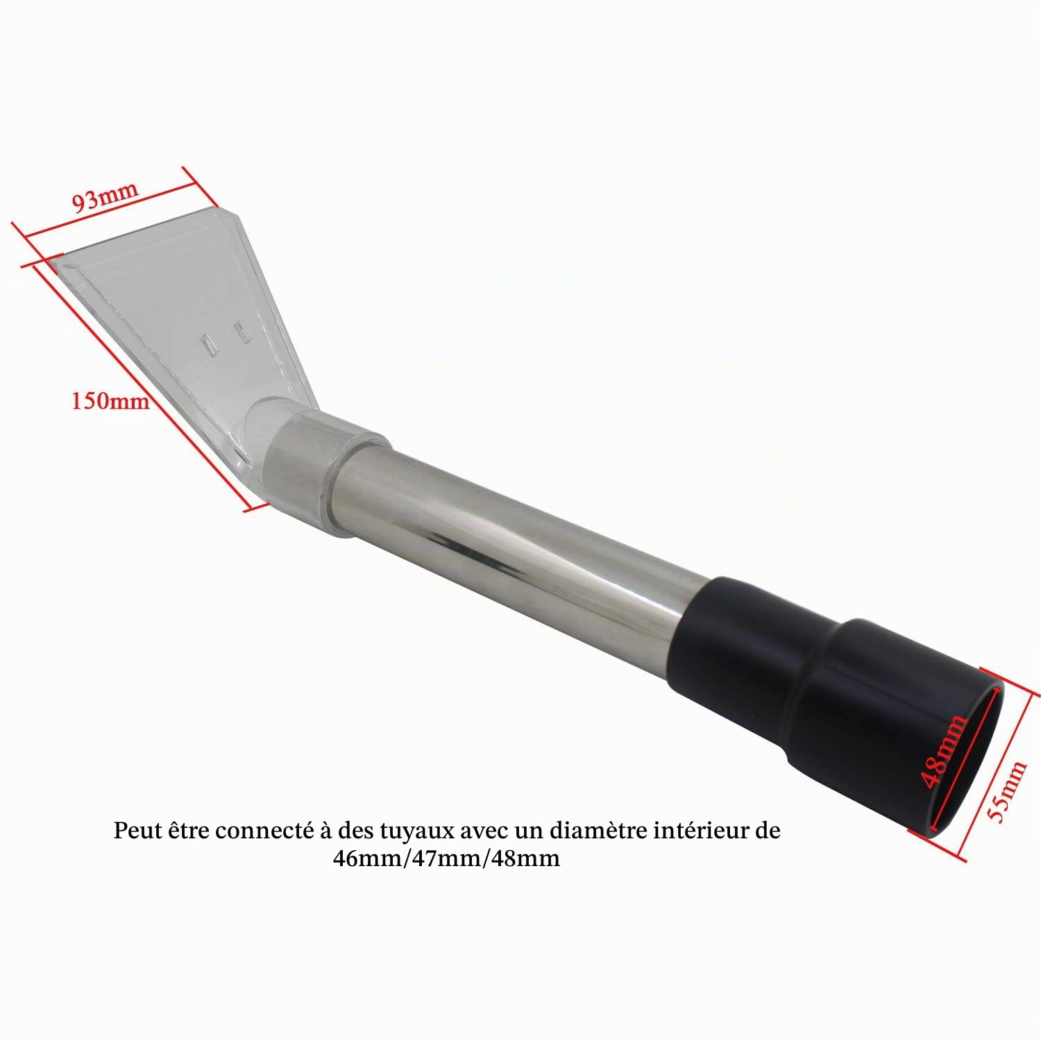Suceur injecteur extracteur embout brosse aspirateur tapis voiture buse a main nettoyage a vapeur
