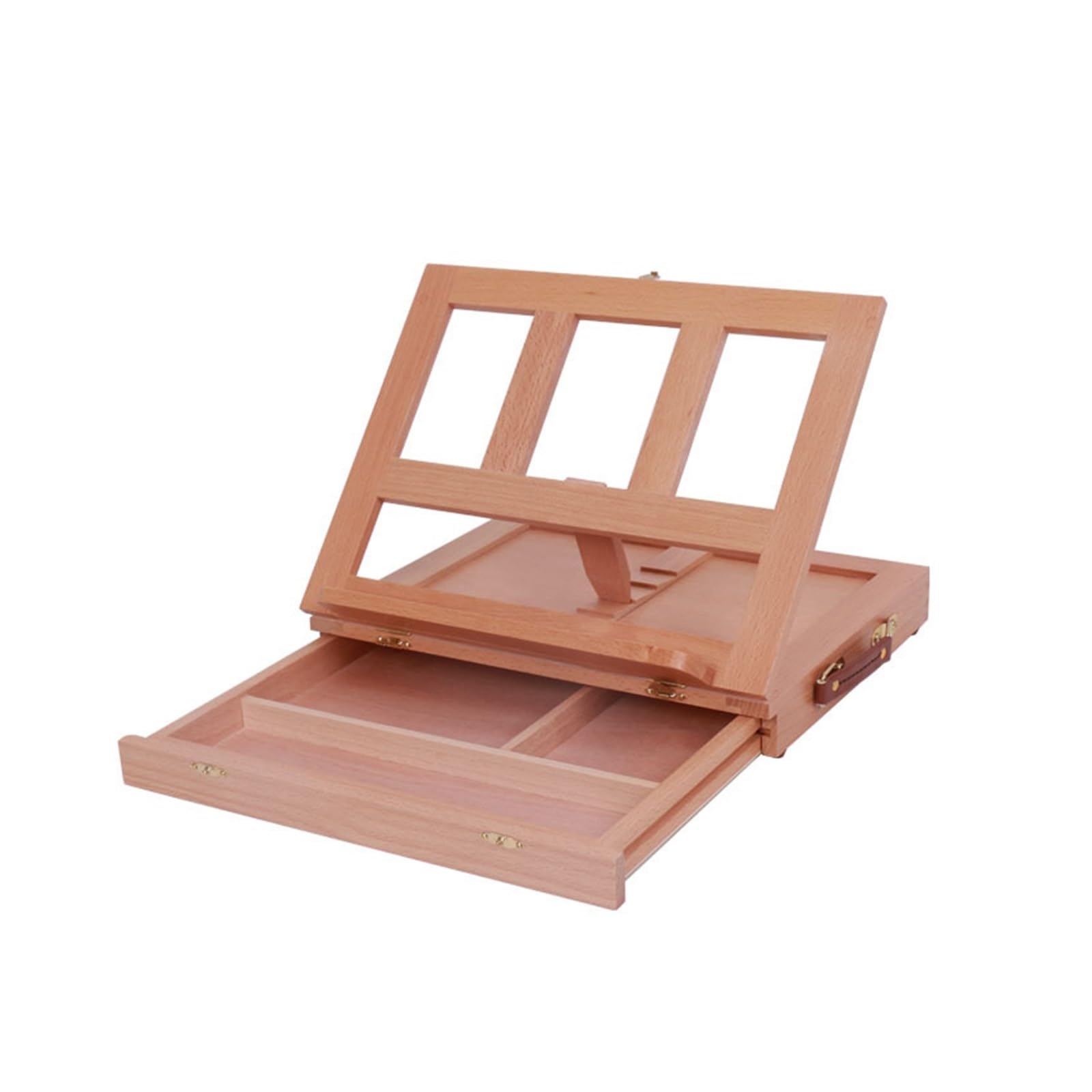 Easel Desktop Art Supplies Toolbox Beech Portable Painting Case Sketch