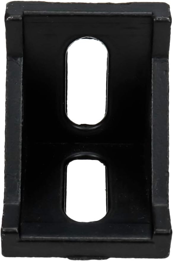10 Pcs 4040 Inside Corner Bracket Gusset for 4040 Aluminum Extrusion Profile 40x40x35mm with Slot 8mm,Black