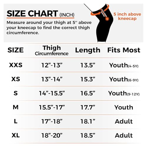 COOLOMG Sports Compression Leg Sleeve Basketball Football Long Knee Protection Knee Brace Undersleeve for Men & Women Youth4