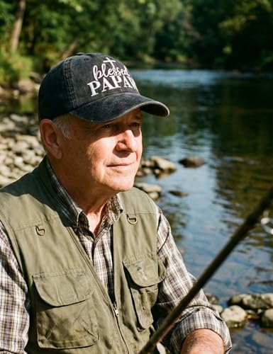 Image of InnoBeta Blessed Papaw Gifts Hat for Men, Papaw Gifts for Christmas, Birthday, Adjustable Embroidered Baseball Cap