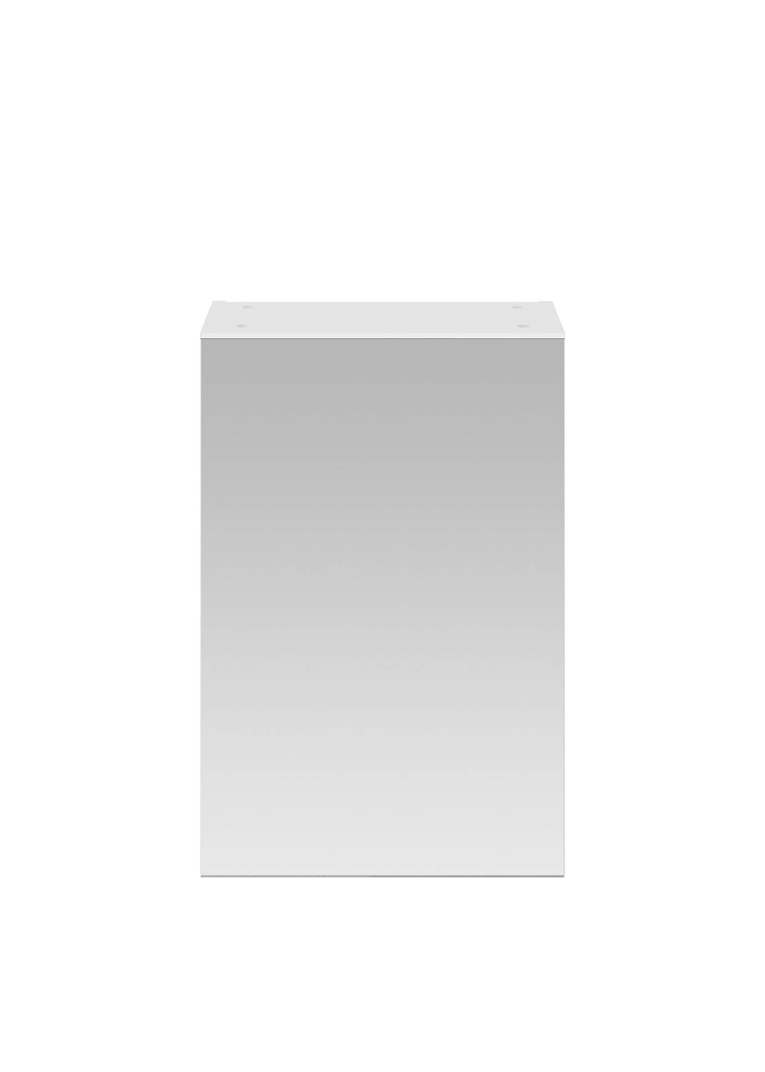 Fusion 450mm W 715mm H Surface Framed Medicine Cabinet Mirror 1 Adjustable