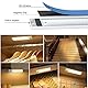 Vicloon LED Sensor Licht, 3 Stück Wiederaufladbar Warmweiß Schranklicht mit Bewegungsmelder & Magnetstreifen, LED Schrankbeleuchtung für Küche, Kleiderschrank, Treppe, Schublade, Dachboden, Flur…