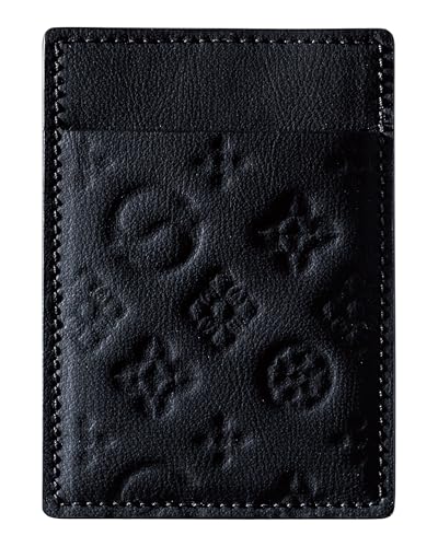 Apple Peel Leather Credit Card Holder – 2.75 in. x 3.82 in Vegan Leather Card Holder – One Slot Minimalist Wallet - Traditional Korean style Dancheong Card Holder Wallet for Men and Women (NB)