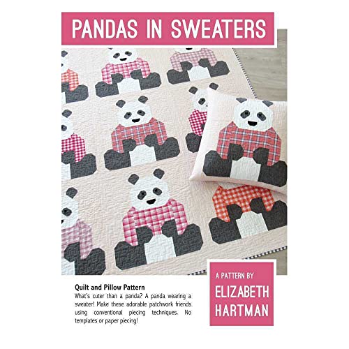 Elizabeth Hartman Pandas In Sweaters Pattern #TOP13