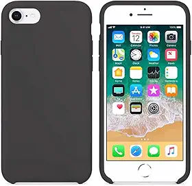 Case Capinha Colorida Capa Slim Flexível Aveludada Compatível Com iPhone 7/8 Vermelha,Preta, Laranja, Amarela, Azul, Rosa, Pink, Branca, Lilás, Marrom, Verde, Roxo ONYK (Cinza)