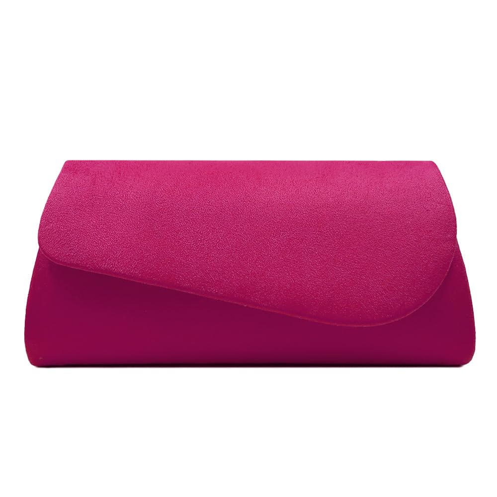 YYW Bolso de mano para mujer, bolso de noche, elegante bolso cruzado de terciopelo para fiesta, boda, baile de graduación