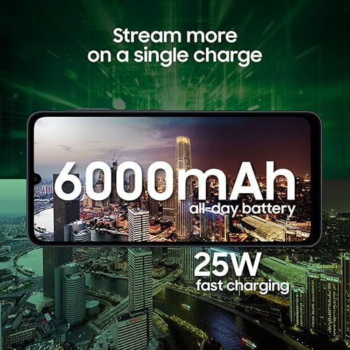 Image of Samsung Galaxy A07 5G (Black, 6GB RAM, 128GB Storage) | 6.7 inch HD+ 120Hz Display | MediaTek Dimensity 6300 | 50MP + 2MP Rear Camera | 6000 mAh Battery