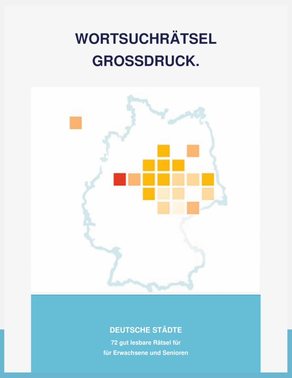 Wortsuchrätsel Grossdruck: Deutsche Städte