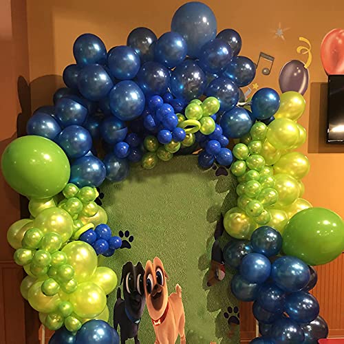 Image of Neo LOONS 100 pcs 5 inch Pearl Lime Green Premium Latex Balloons - Great for Birthdays, Weddings, Receptions, Baby Showers, Water Fights, or Any Celebration