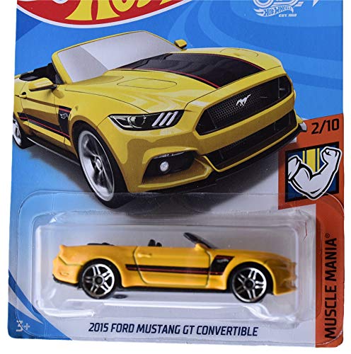 Hot Wheels Ford Mustang GT Convertible 2015 escala 1:64 miniatura 2