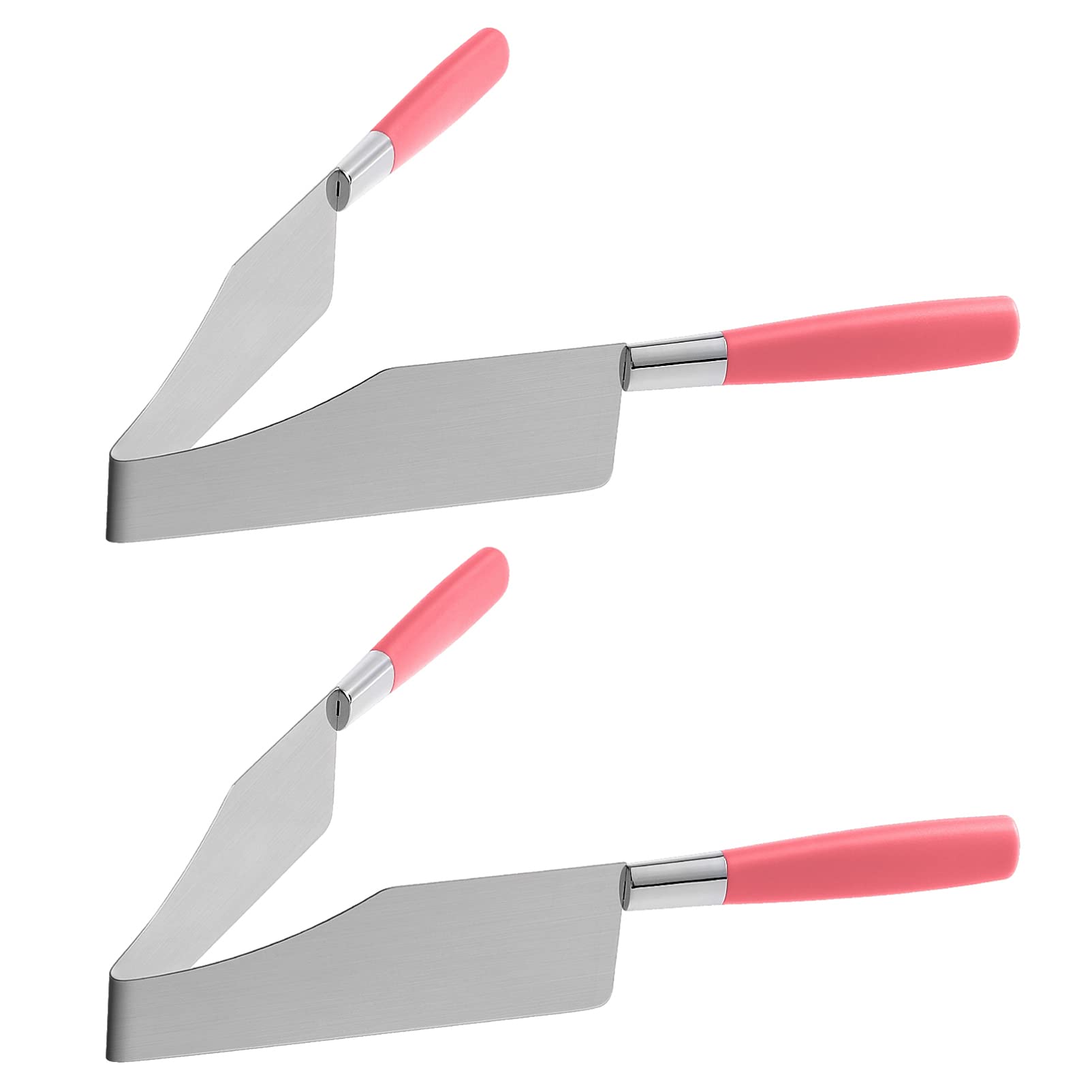 Hemoton Stainless Steel Cake Layer Slicer Serrated Cake Knife Easy for Party Wedding Birthday Professional Random Color