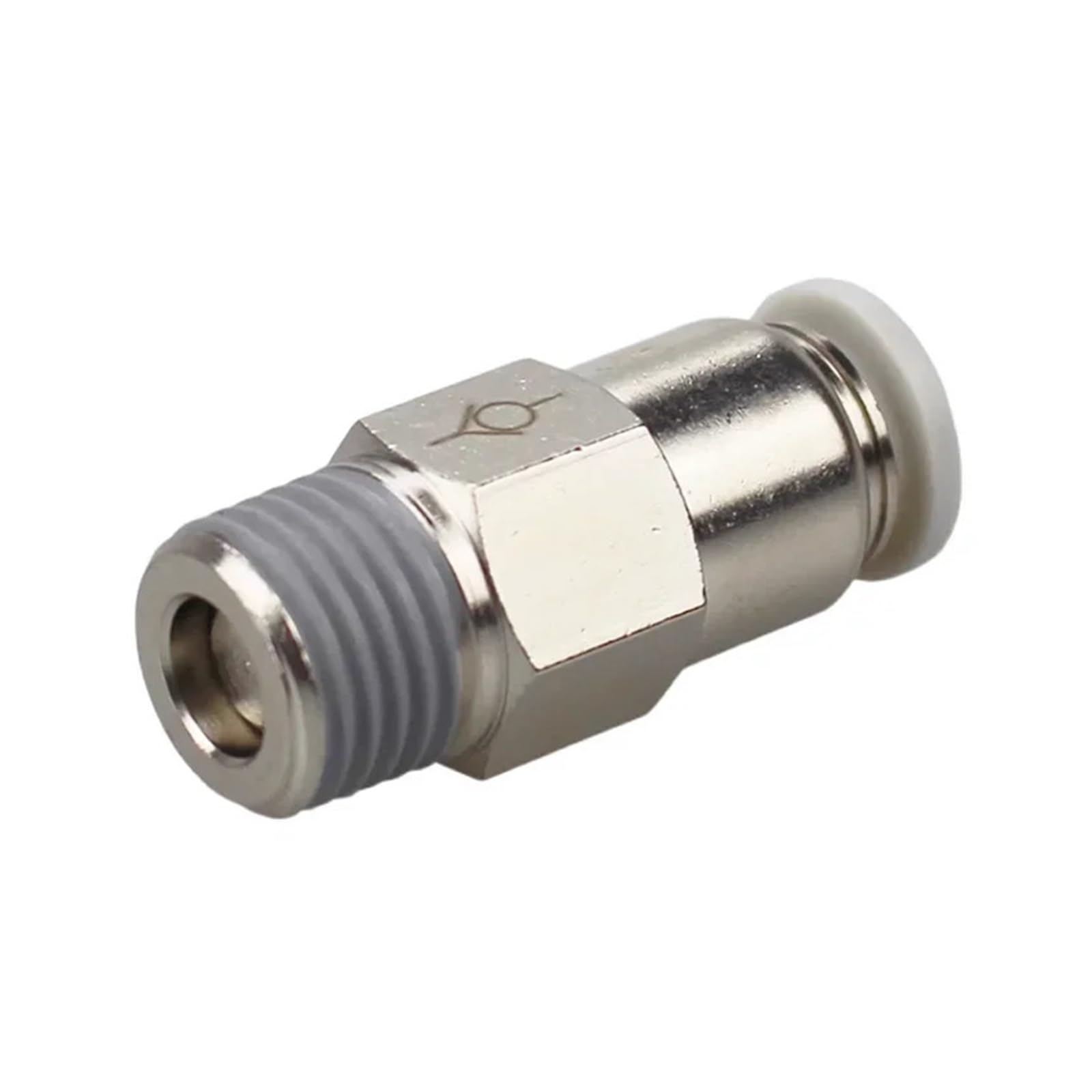 Valvola di ritegno pneumatica in ottone, 4 mm, 6 mm, 8 mm, 10 mm, M5 0,3 cm 0,25" 1,3 cm, valvola unidirezionale di non ritorno Qucik raccordo (CVPCB, 10 mm-BSP1I4)