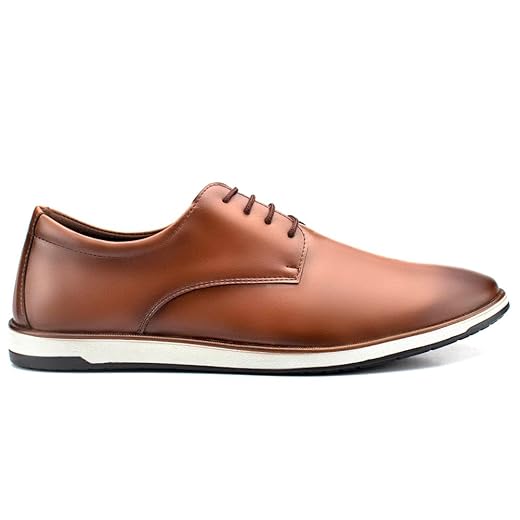 Sapato Masculino Oxford Derby Social Casual Confortável Resistente Elegante