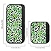 Depleadofei St Patrick's Day 2Piece Refrigerator Door Handle Covers Green Leaves Cow Print Kitchen Appliance Fridge Dishwashers Microwave Handle Coves Set