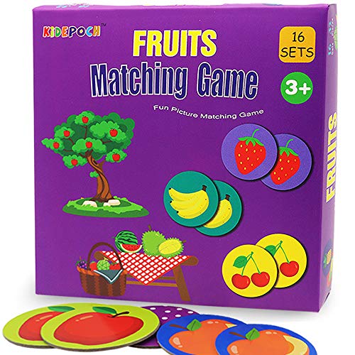 KiDEPOCH Memory Match Game Juego de Memoria para Preescolar miniatura 1