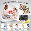 Instant Print Camera for Kids, App Printing, 1080P Video, Dual-Lens Selfie Digital Camera with 32G SD, Christmas Birthday Gifts for Girls Boys 4 5 6 7 8 9 10 11 12 Year Old, Toddler Toy_Black #1