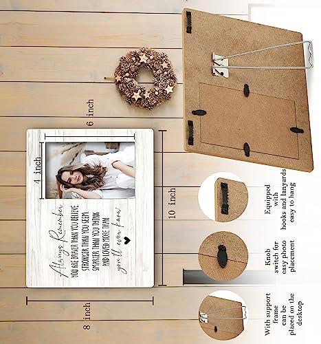 SRADMO-Always-Remember-You-are-Braver-Than-You-Believe-Picture-FrameInspirational-Saying-Gifts-108-inch-Wooden-Tabletop-Photo-FramePositive-Gifts-Cheer-Up-Gifts-for-Women-Teen-Girls SRADMO Always Remember You are Braver Than You Believe Picture FrameInspirational Saying Gifts 108 inch Wooden Tabletop Photo FramePositive Gifts Cheer Up Gifts for Women Teen Girls