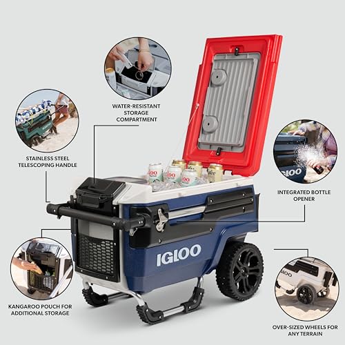 Image of Igloo Trailmate Journey 70Qt Wheeled Cooler | Insulated Hard Shell Ice Chest