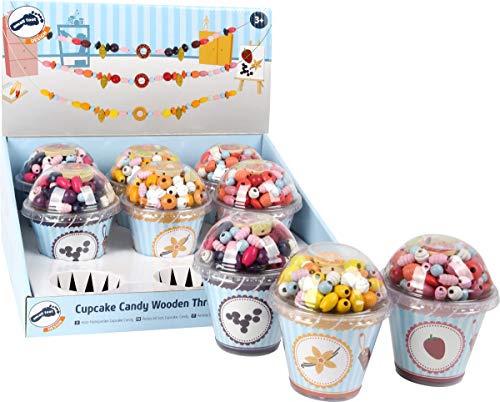Small Foot Display Perline in Legno Cupcake Candy