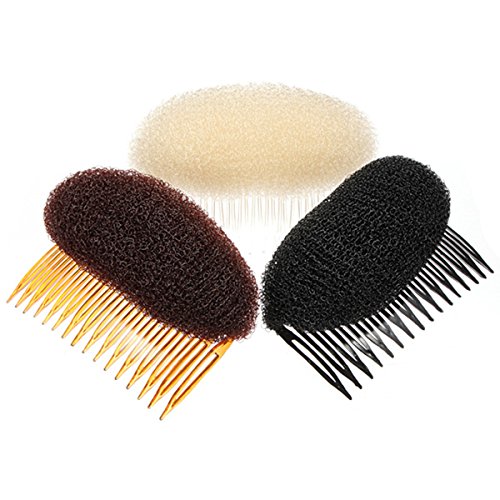 Hiibaby® 2pcs BUMP IT UP Volume Inserts Do Beehive hair styler Insert Tool Hair Comb miniatura 1