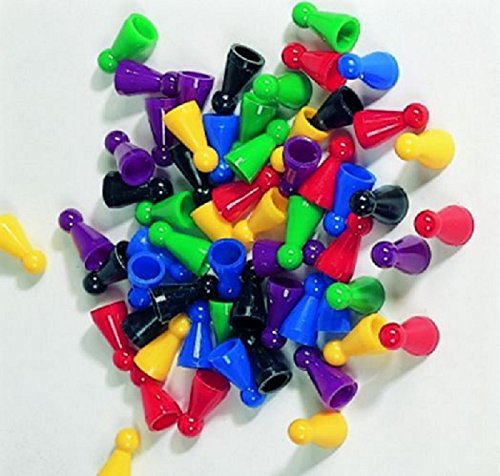 Preisvergleich Produktbild Weible Spiele 60er-Set Halmakegel aus Kunststoff (25 mm), farblich gemischt