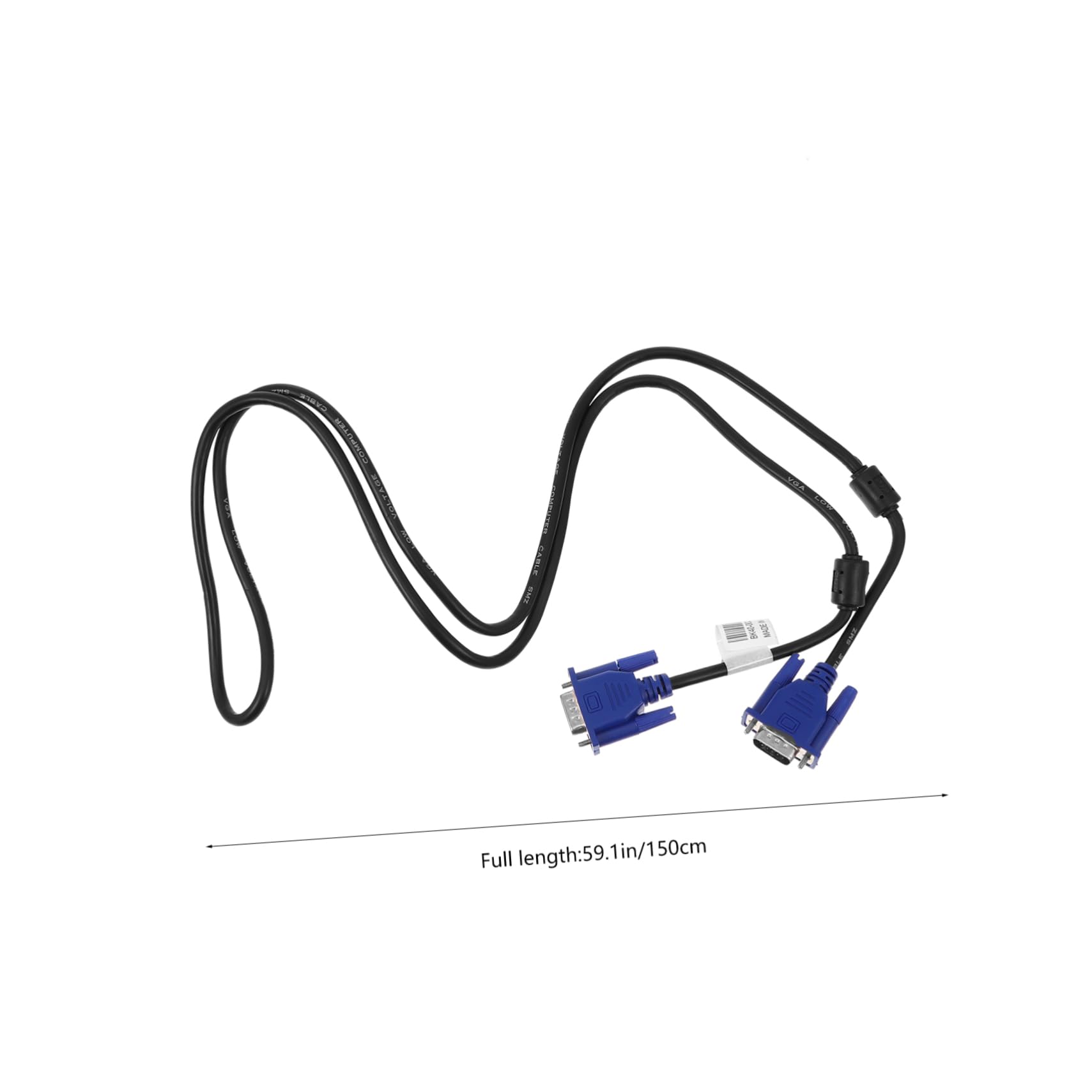 ETHZZLE 2pcs Vga Data Cable Lightweight Monitor Screen Cable for Computer Projector Multifunctional Vga Connector Compact Design for Data Transmission