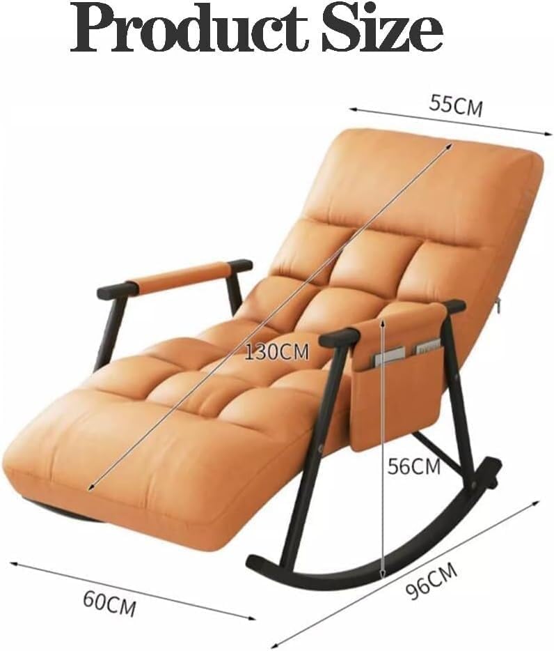 Fauteuil à bascule confortable avec dossier haut ergonomique