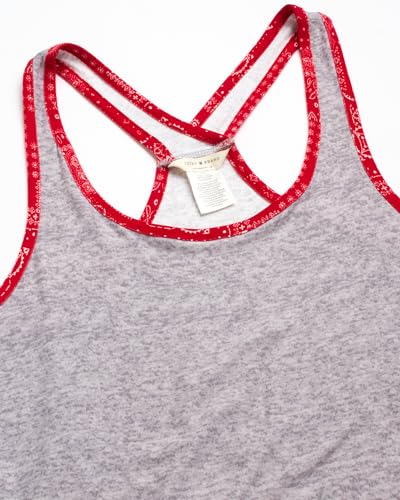 Image of Lucky Brand Womens 2 Piece Lounge Set, Lightweight Soft Pajamas Sleepwear Crossback Tank Top and Sleep Shorts