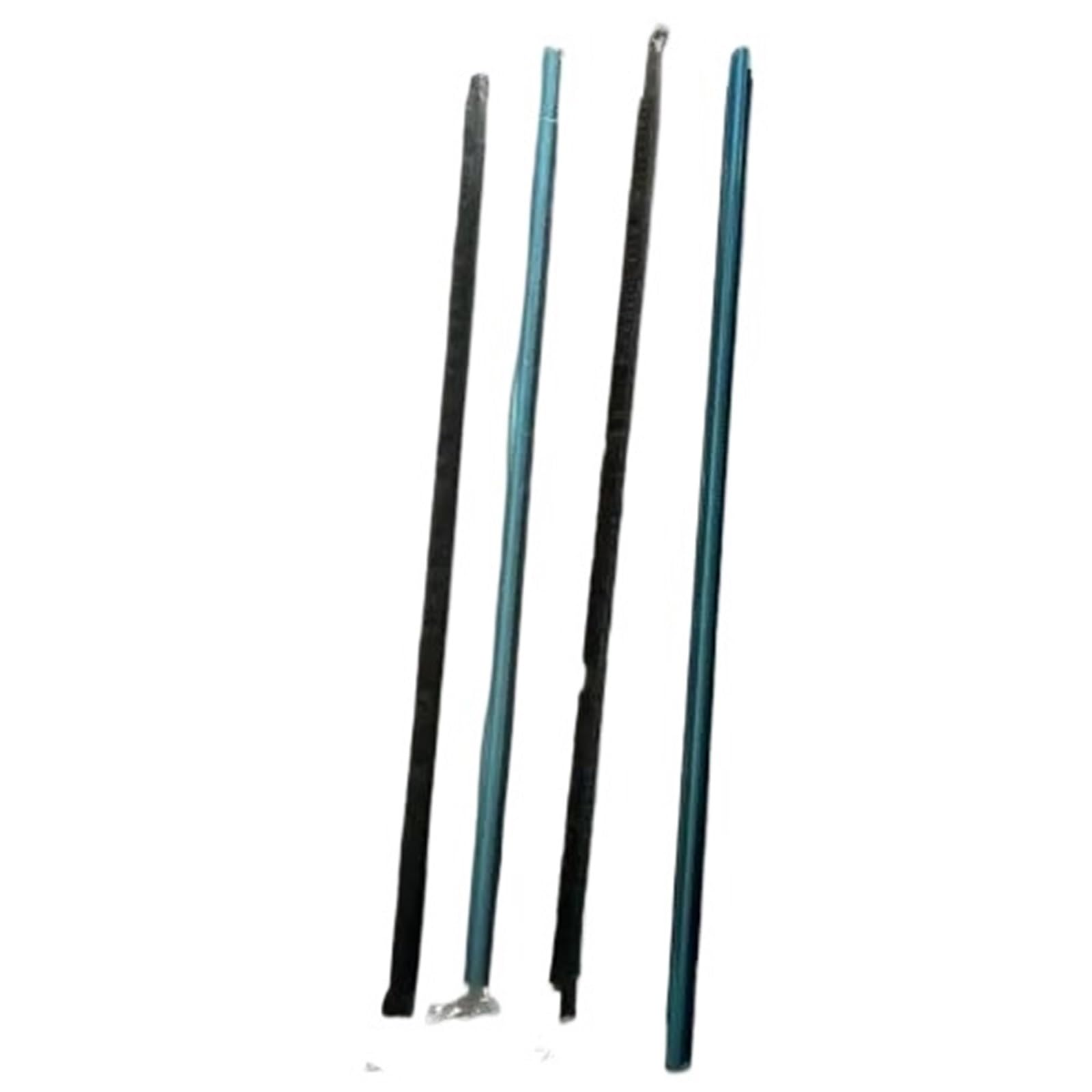 Atgcbcauf Rubber Black 4Pcs Car Outside Window Moulding Trim Weatherstrip Strip Seal Belt For Vw For Golf Mk7 7.5 2014-2019 Atgcbcauf(Rubber Black)