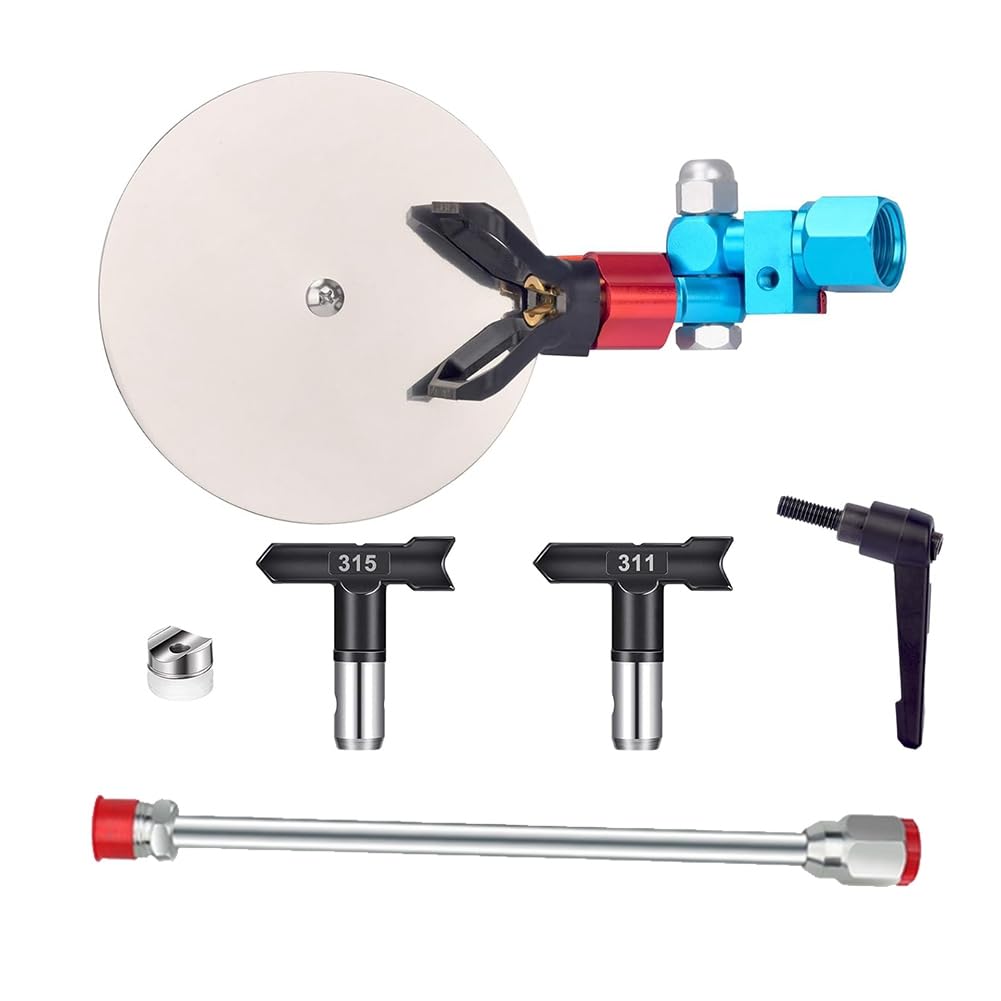 Airless Sprays Guide Tool Kit with 311 315 Tips and 10in Airless Extension Pole,Sprays Guide Accessory Tool for Airless