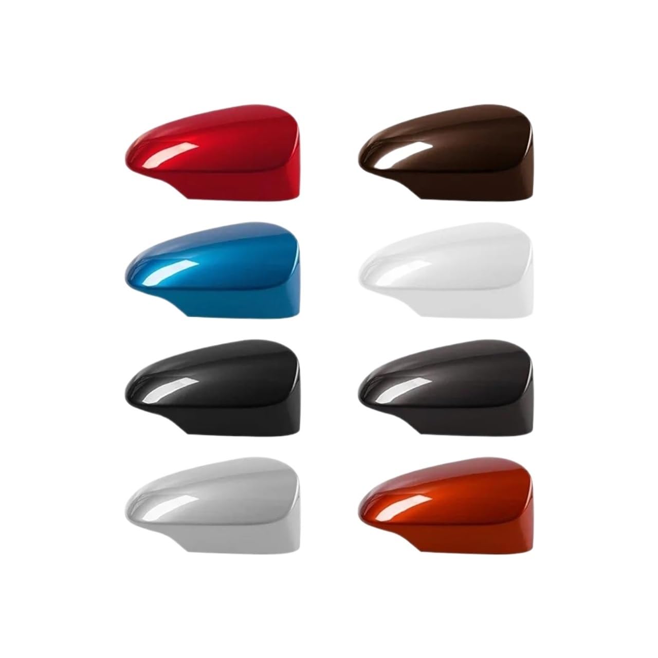 Coprispecchietto Rosso Per Toyota Yaris 2012-2019 - Lato Sinistro