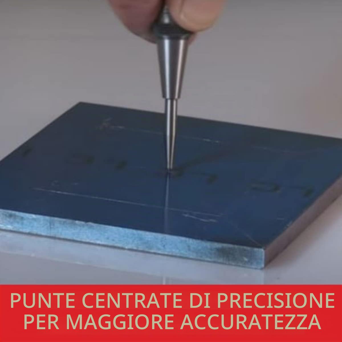 Starrett S117pc Punzone centrale con gambo arrotondato
