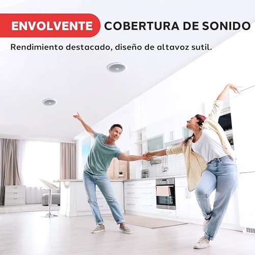 Altavoces techo Pyle de 8” para un sonido nítido con su tweeter de titanio 6