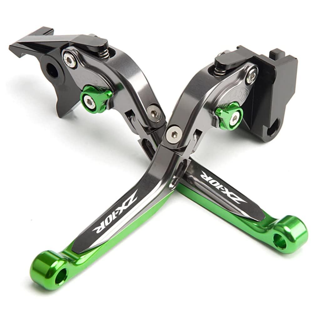 ESPEEDMTC CNC Aluminum Short Levers For Kawasaki Ninja 650 2017-2024 - 6-Stage Adjustable (Blue)